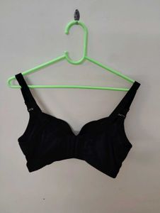 Elegant Black Lace Padded Bra