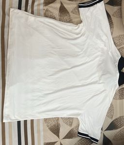 White Soccer Jersey with "10" Print