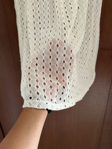 Very Pretty Summery White One Pice Cum Top 2 In 1