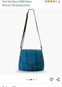 Berry1000 Women's Jute Sling Bag