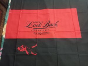 Red - Black Printed Poly Cotton Shirt Febric