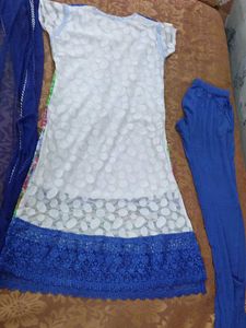 Beautiful Floral Kurta leggings Set with Dupatta