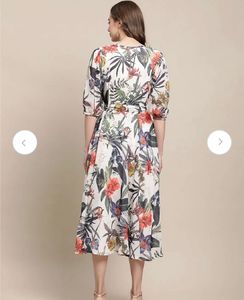 Floral Print Midi Dress
