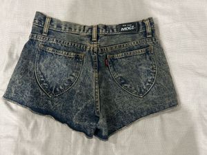 Distressed Denim Shorts