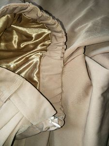 Beige Skirt Shorts