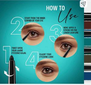 Iconic lakme - Long-Lasting kajal new wdt ta