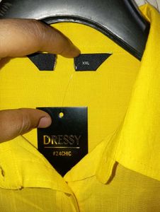 DRESSY yellow office shirt