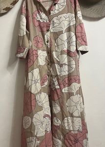 Westside Elegant Floral Print Maxi Dress