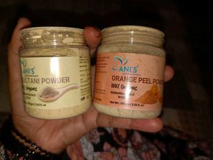 Organic Orange Peel &amp; Multani Mitti Face Pack