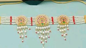 Exquisite Pearl & Kundan Kamarbandh