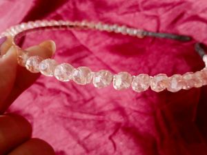 Crystal Headband With Mala For Girls