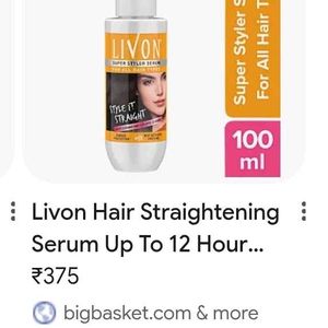 Livon Hair Straightening Serum 100ml