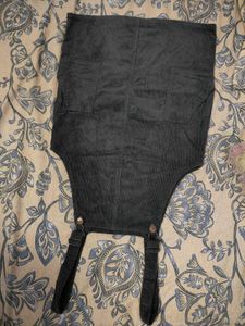 Corduroy Overall Skirt