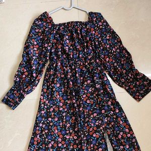 Floral Print Maxi Dress with Slit 5
