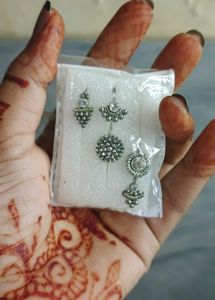 Silver-tone nose ring Set mp