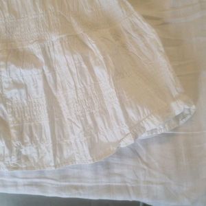 White Flowy Beach Dress
