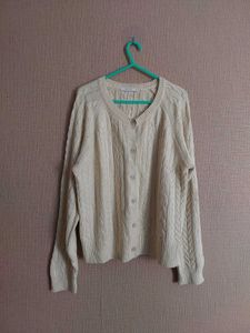Cream Knit Cardigan