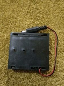 AAA 4 Cell Battery Holder Hard Plastic Case