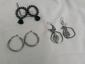 Assorted Earrings - Bundle of 3 Pairs