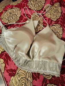 Stunning White &amp; Red Indian Outfit