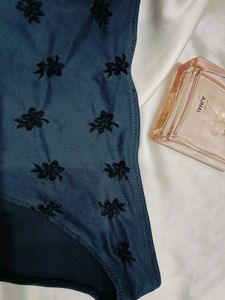 🇳🇿💫🎀Navy Blue Floral Print Panty