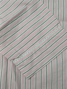 Pink Striped Cotton Kurta