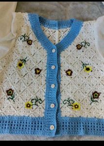 Crochet Floral Cardigan