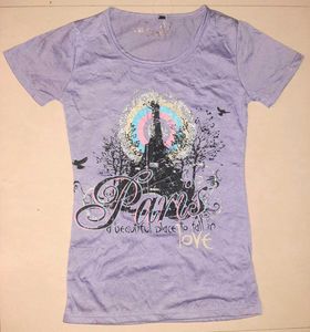 💜 Paris Dream Pastel Tee – Effortlessly Feminine