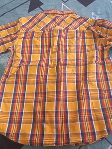 Yellow Checks Shirt