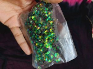 Sparkling Emerald Green Sequins