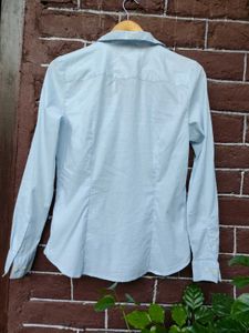 Light Blue Classic Button-Up Shirt