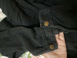Classic Black Denim Jacket