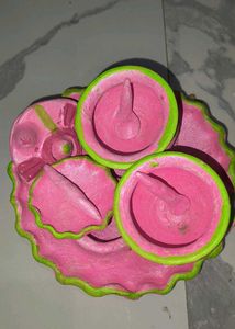 Decorative Pink kitchen Set