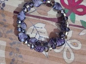 Elegant Purple Beaded Bracelets💜