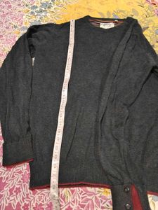Men's Dark Grey Crew Neck Sweater