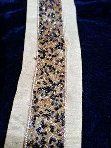 Embellished Fabric lace with beads&amp;sequin