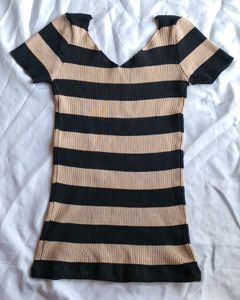 Striped Knit Top