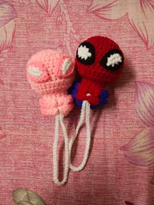combo Crochet Spider-Man charm 🕸️♥️