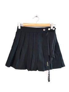 🔗Gothic/Grunge Black pleated mini skirt 🖤