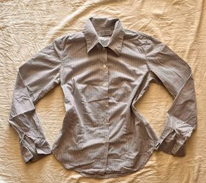 Classic Striped Button-Up Shirt