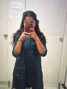 Elegant Green Kurta Set with Dupatta