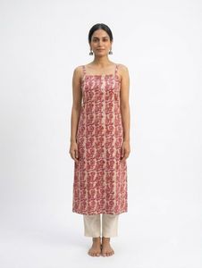 Beautiful Floral Print Cotton Kurta