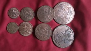 4 Size Of Token Coins(8 Coins)