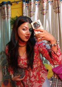 Beautiful Red Floral Kurta