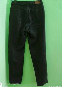 y2k customised printed jeans black charcoal grunge