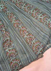 Beautiful Teal Floral Printed Flared Kurti