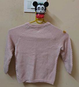 H&amp;M Cute Pink Heart Sweater