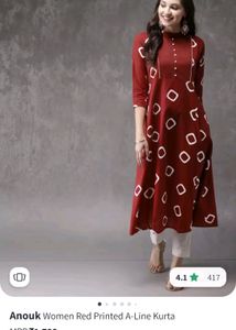 Pack of 2 Anouk myntra brand  Kurti!! stealdeal