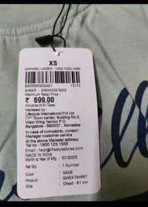 Ginger Printed Pullover Sweatshirt New With Tag
