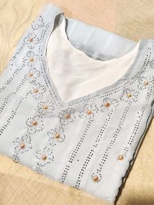 🎀 Embellished Kurta for Women 😍